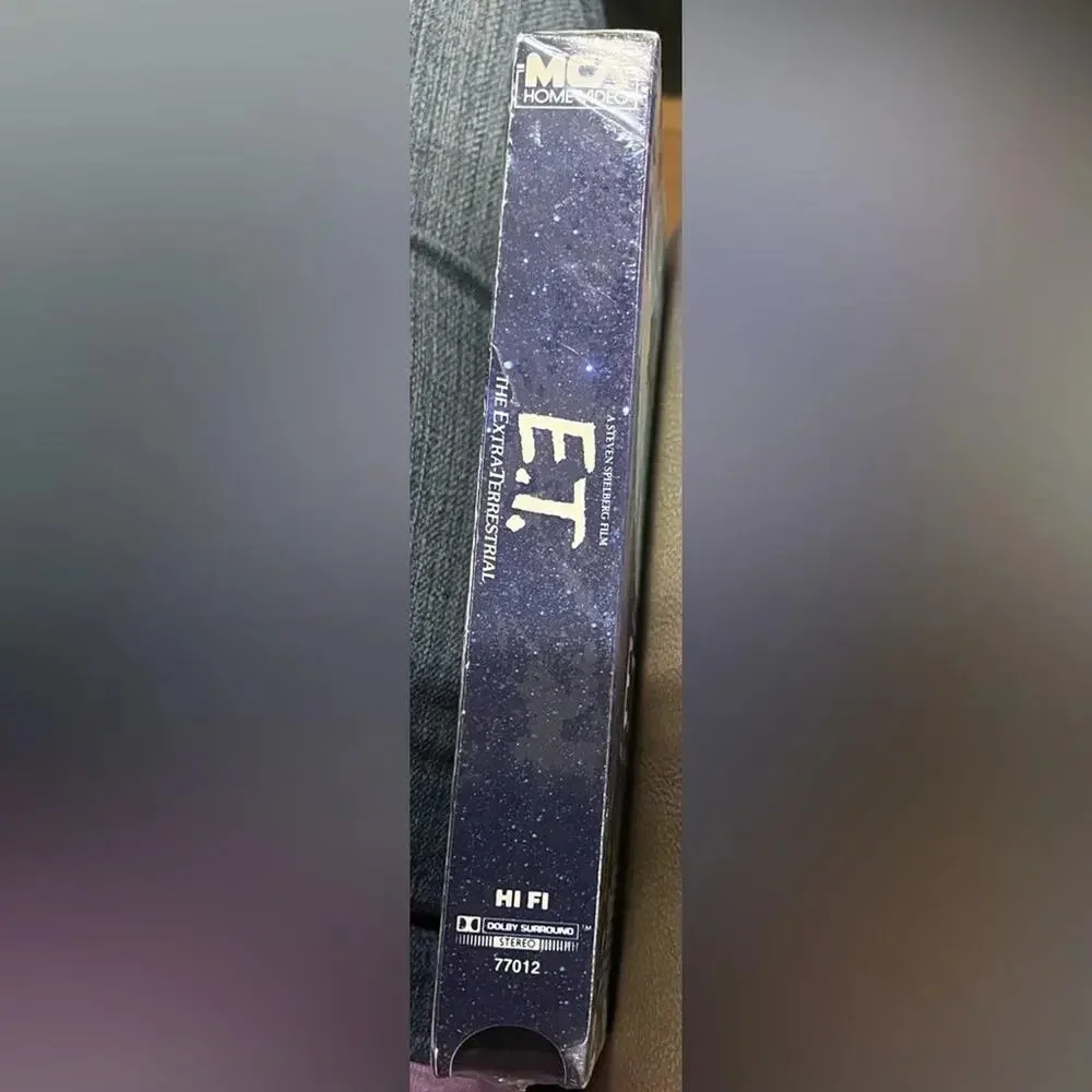 E.T. The Extra-Terrestrial VHS vintage tape, factory sealed.